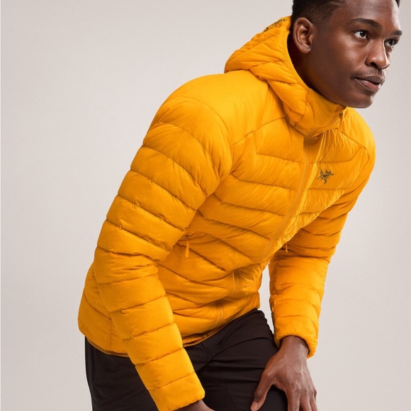 Arc'teryx Other - Arc’teryx • Lightweight Cerium Hoodie Size Extra Large Edziza Yellow Orange